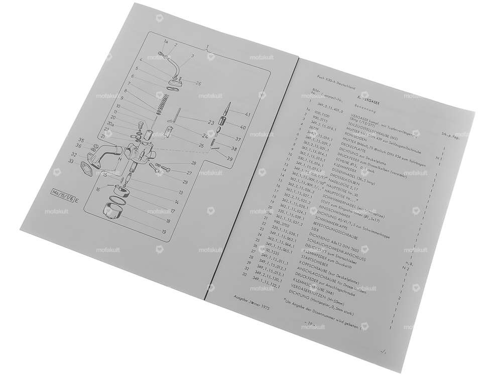 Spare parts catalog | Puch X30-A (DE) Carousel Image 3
