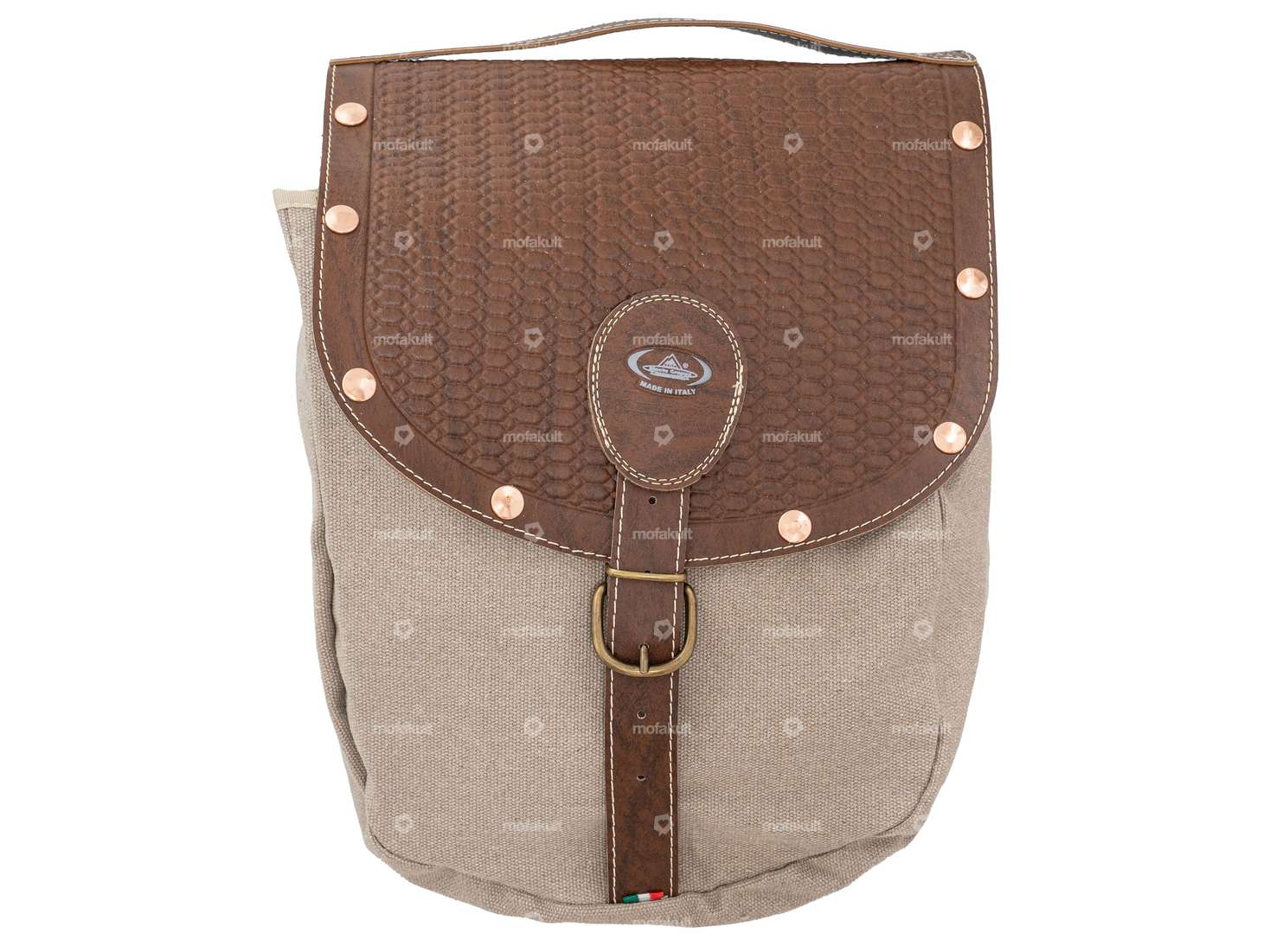 Luggage bag Oldschool brown Carousel Image 2