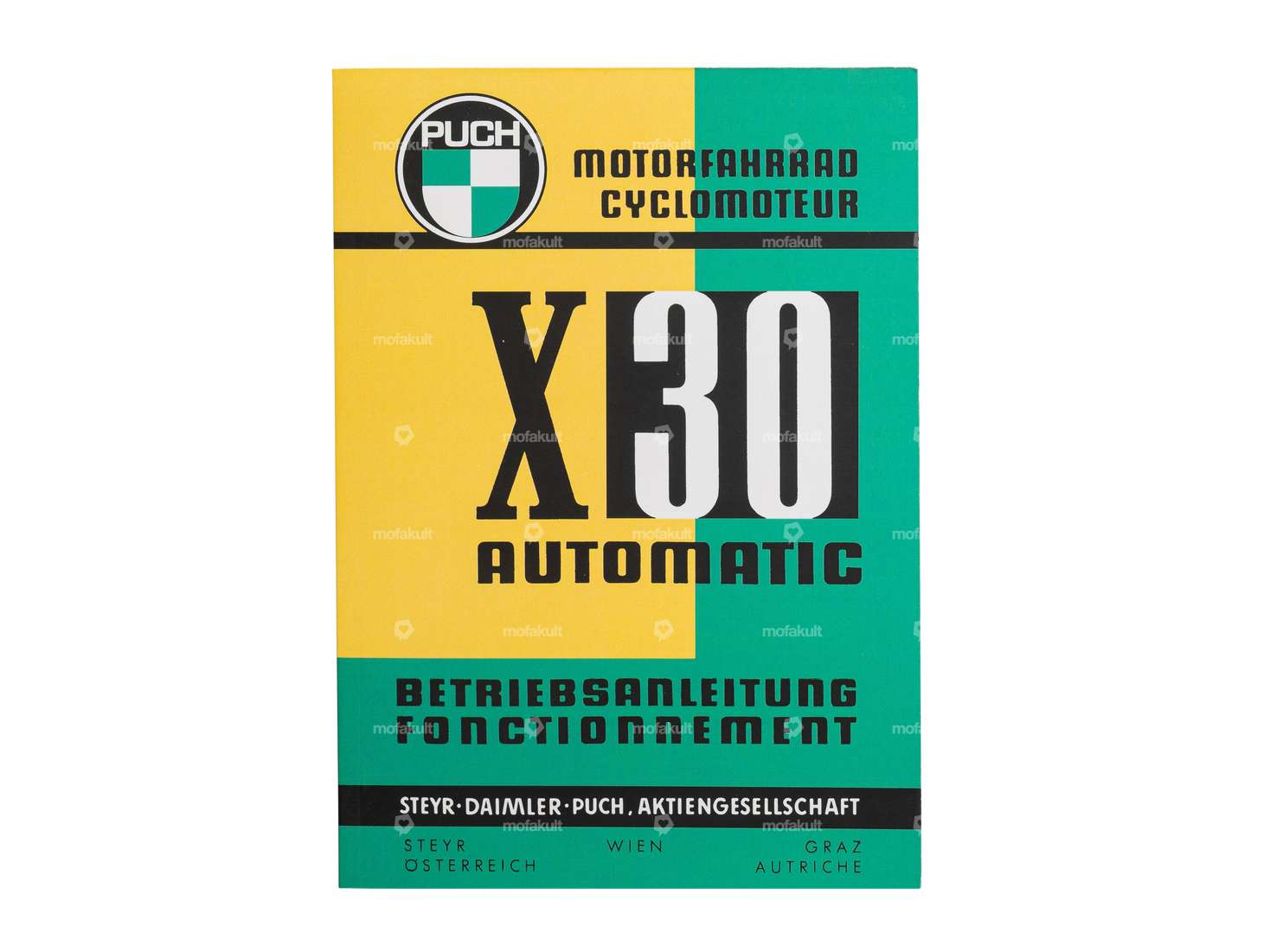 Operating instructions | Puch X30 Velux Automatic rigid fork version Carousel Image 1