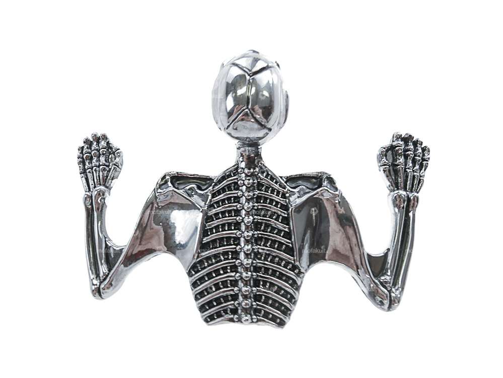 Visor Skull large chrome Carousel Image 2