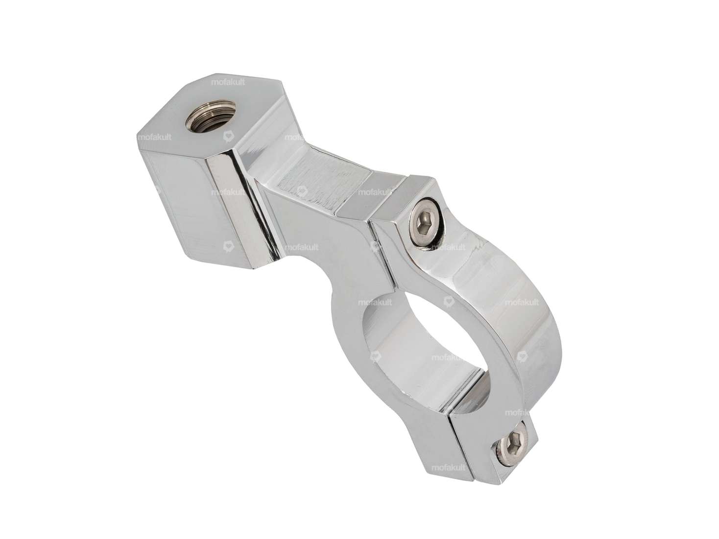 Mirror mount M8 aluminum chrome Carousel Image 1