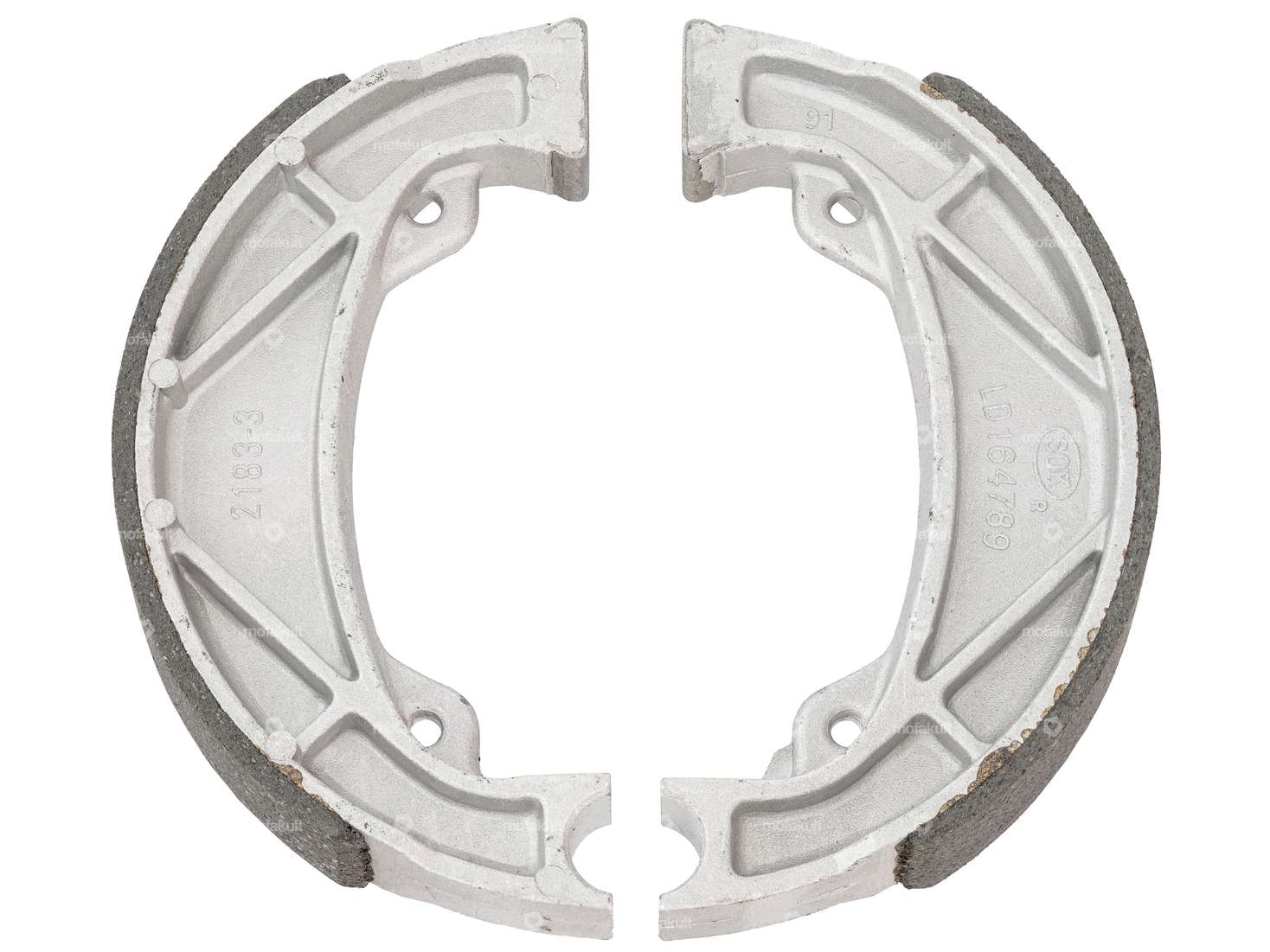 Brake shoes Ø 160 x 25 | Kreidler Florett Carousel Image 1