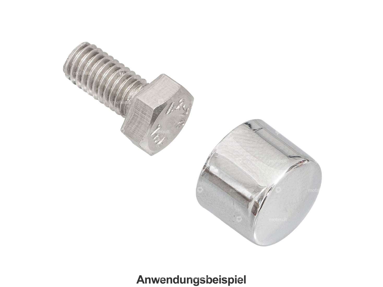 Cover SW8 external hexagon (M5) chrome Carousel Image 3