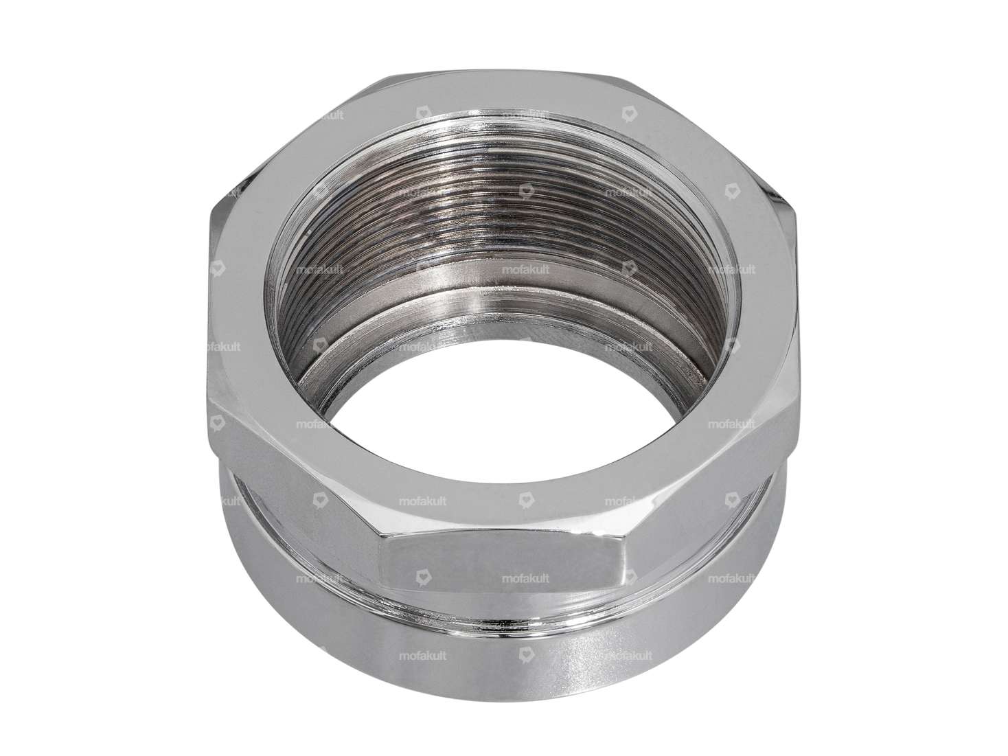 swiing® revival steerer tube nut 1" / 24G open stem chrome | Piaggio Ciao Carousel Image 2