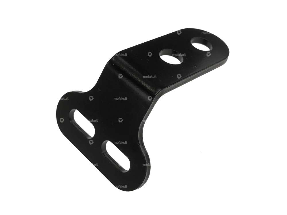 Lamp holder triple clamp black Carousel Image 2