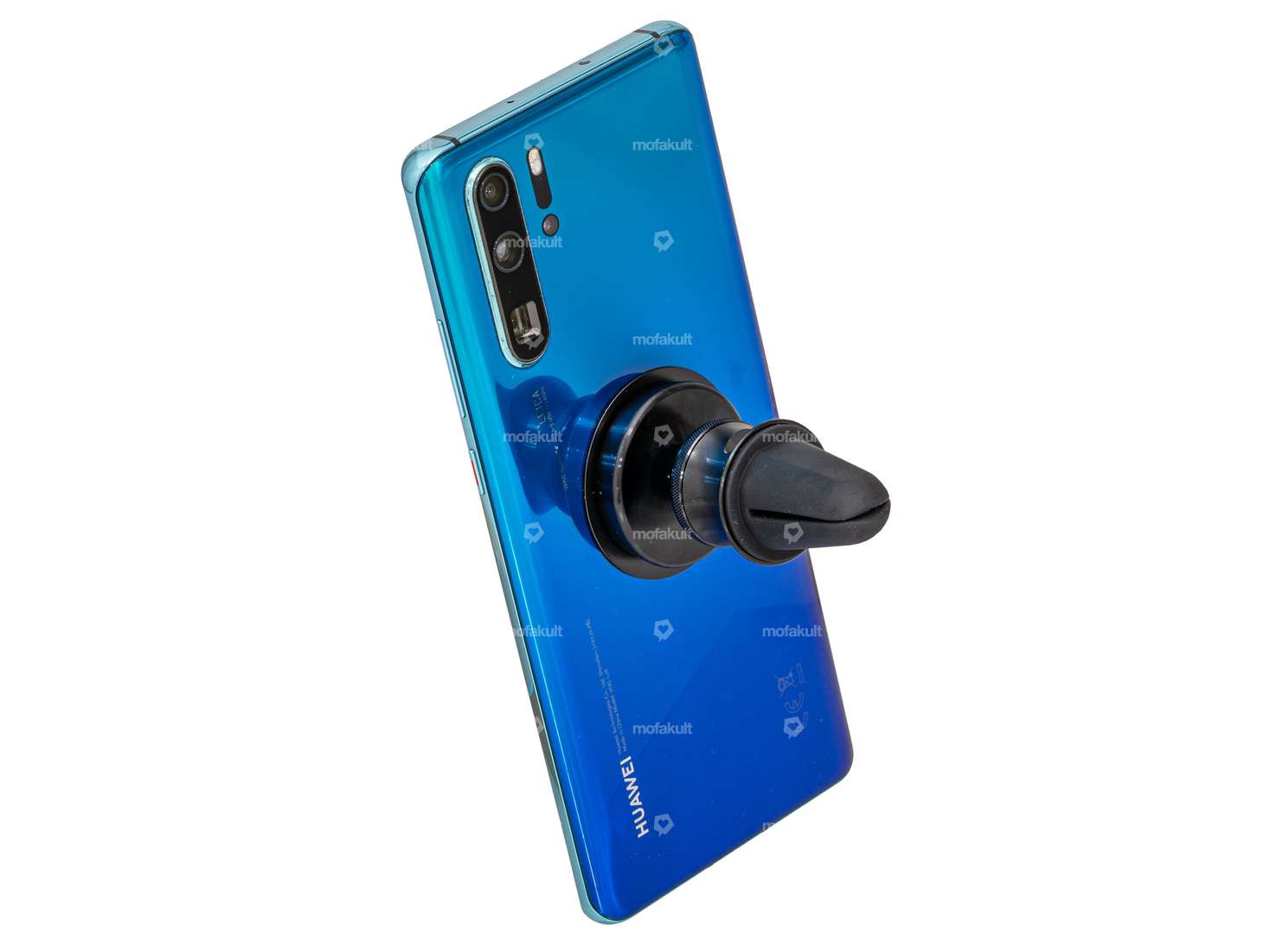 GPO car cell phone holder (mounting on ventilation), magnetic holder, 360° rotatable Carousel Image 2