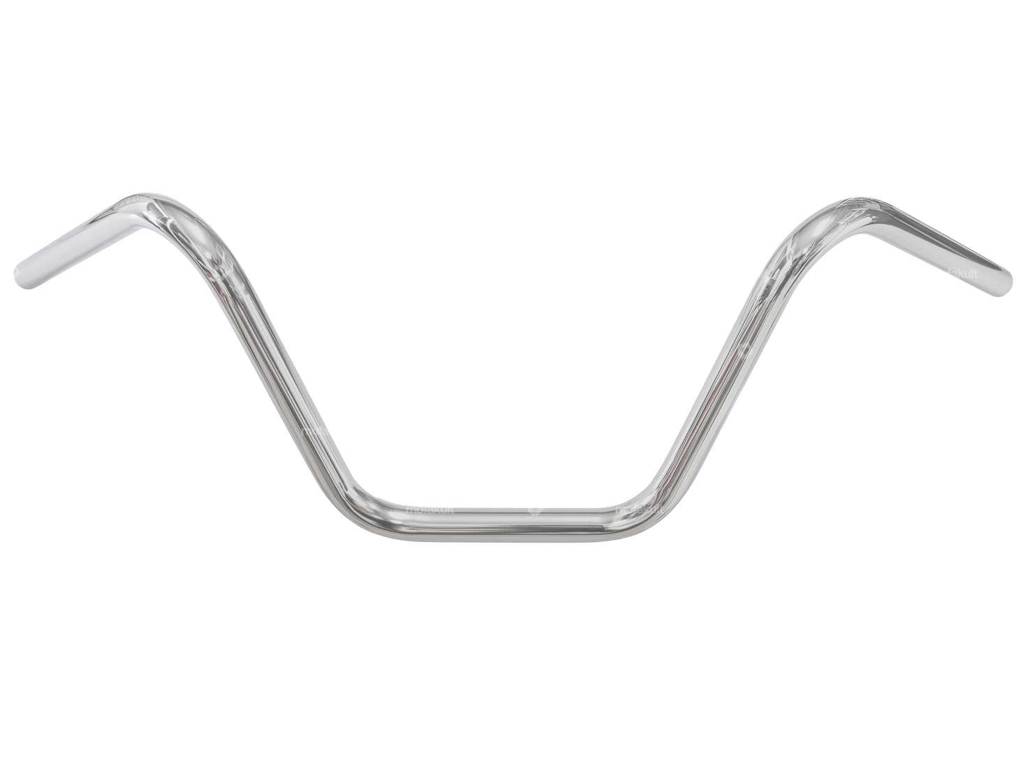 Handlebar fork plate 22 cm chopper chrome Carousel Image 1