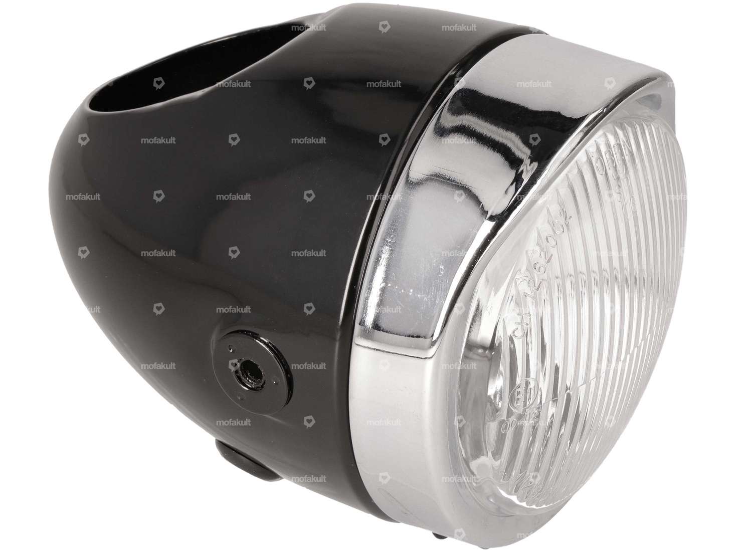 Egg lamp Ø 103 mm (side mounting) black / chrome Carousel Image 1