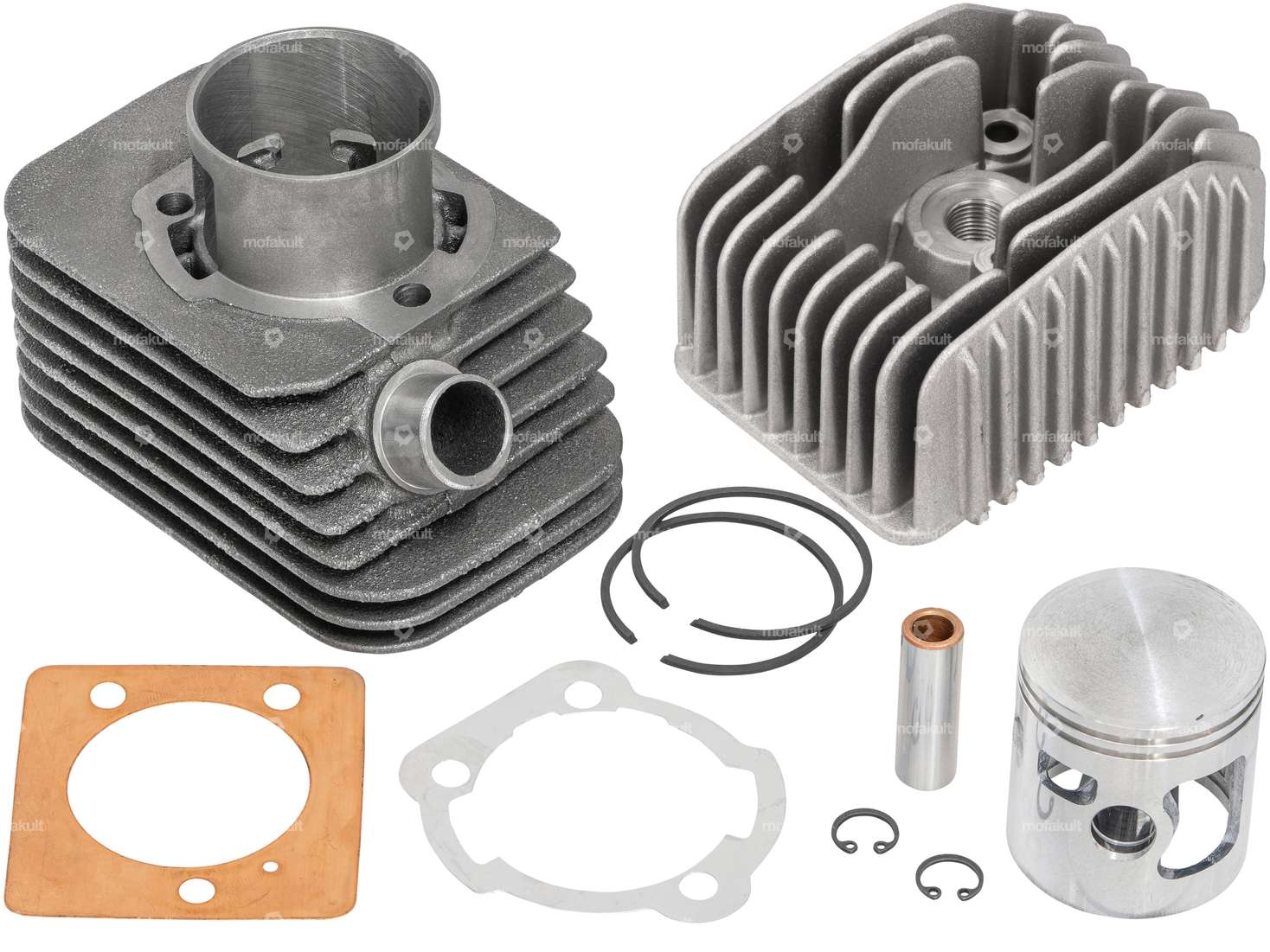 Polini 46 mm cylinder kit incl. head 12 mm KoBo | Piaggio Ciao, Bravo, Boxer Carousel Image 1
