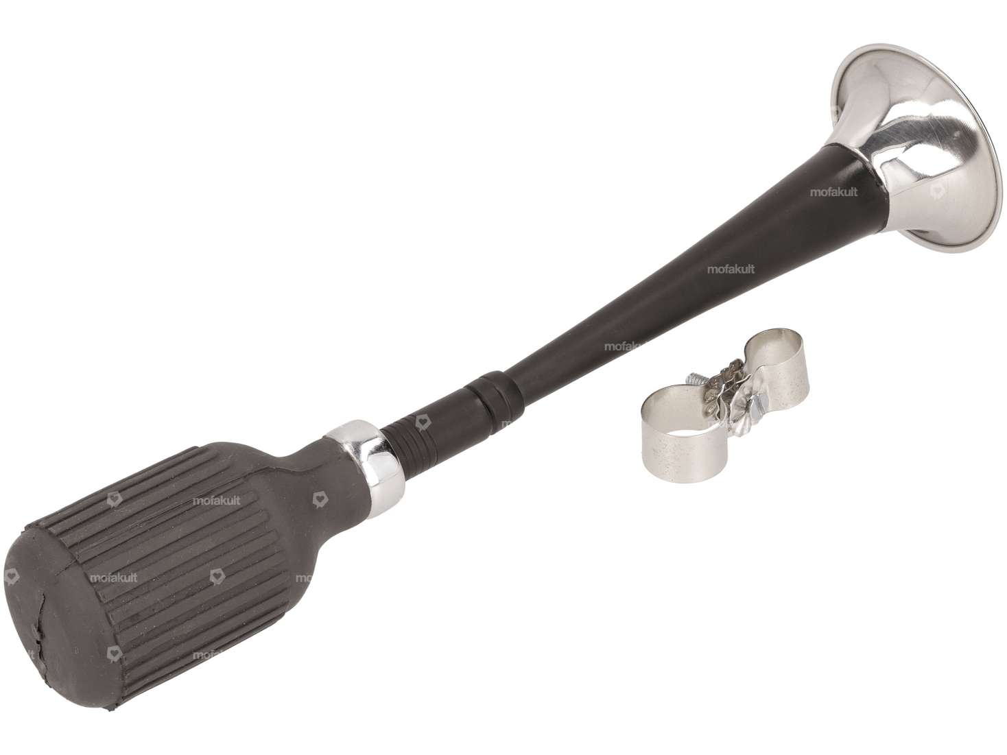 Ball horn black Inox (1A quality) Carousel Image 1