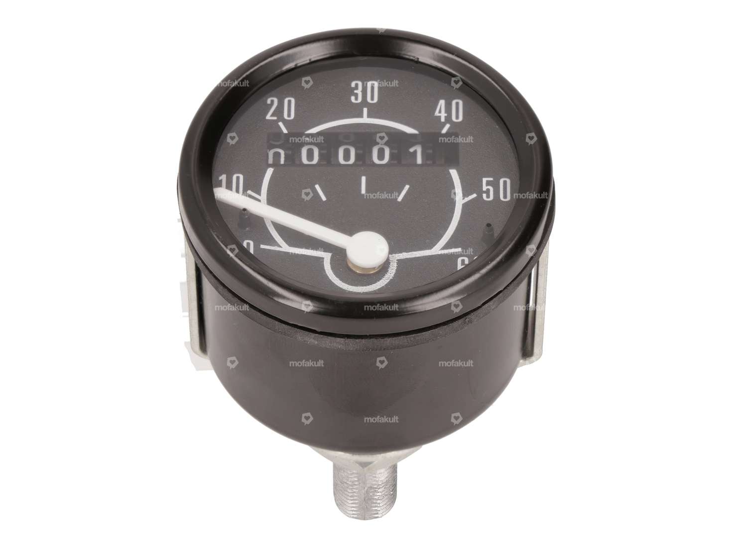 Transval speedometer 60 km/h Ø 48 mm black Carousel Image 1