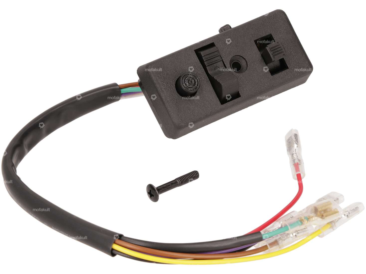 Grabor light switch 7 cables, with kill switch | Vespa P125X, P150X, P150S Carousel Image 1