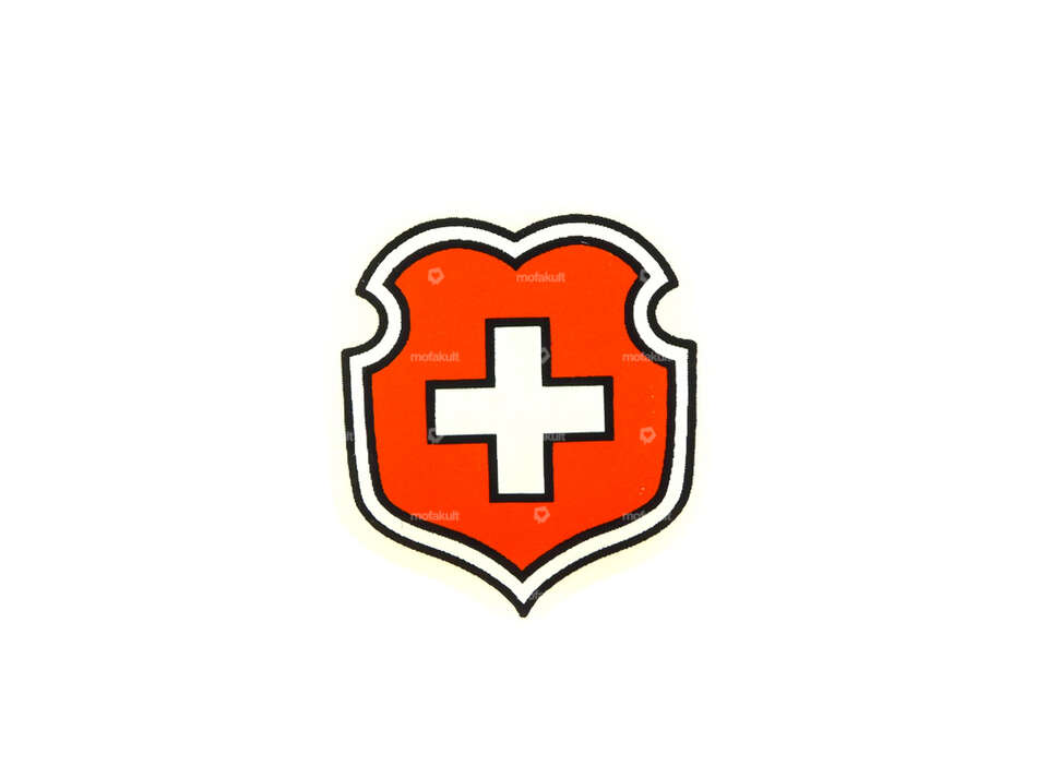 Water decal Swiss coat of arms 25x30 Carousel Image 1