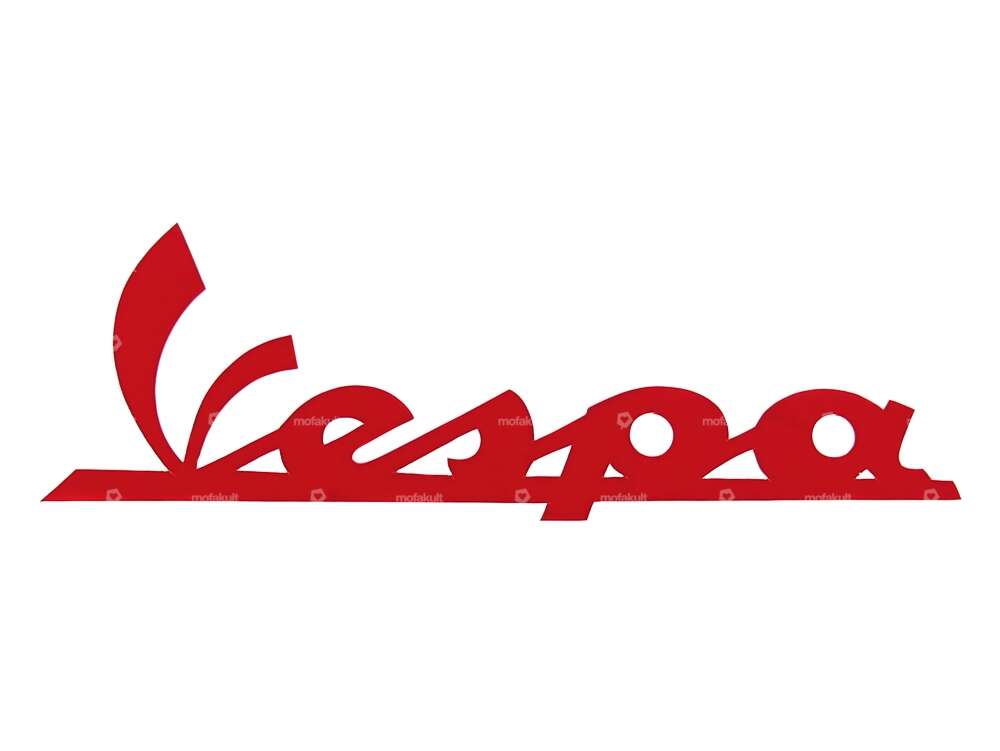 Sticker Vespa red Carousel Image 1