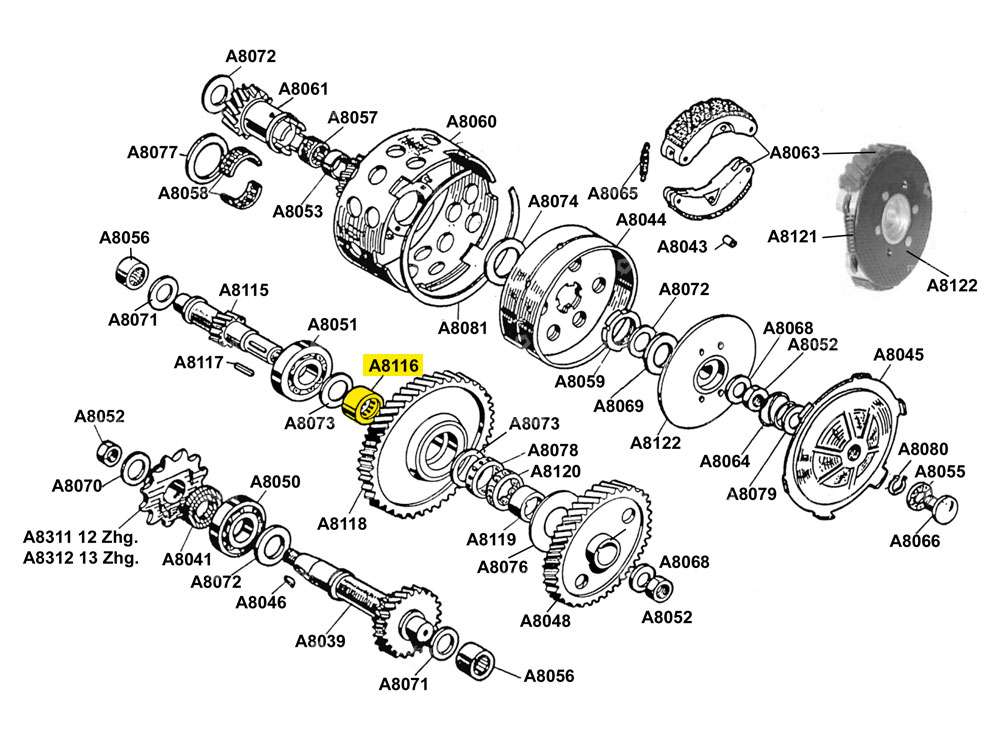 HK2010 Needle roller bearing 20/26/10 | Beta 521 (A8116) Carousel Image 2
