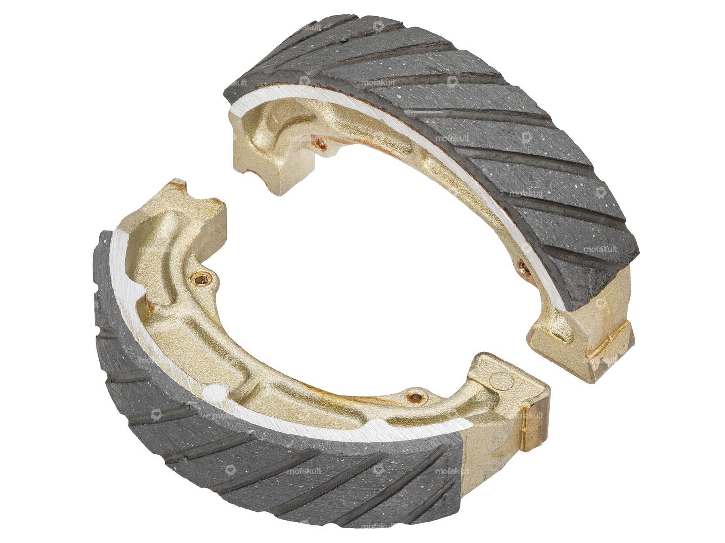 NewFren brake shoes Ø 120 x 25 slotted Carousel Image 2