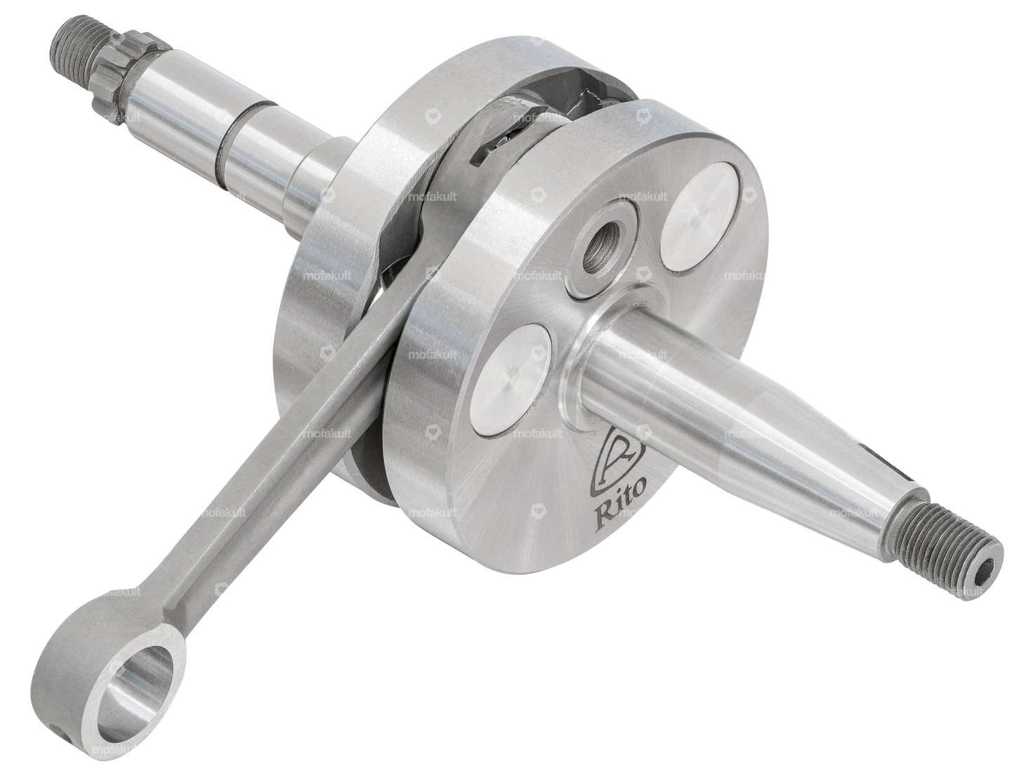 Rito crankshaft full cheeks (KoBo 12 mm) | Puch 3 & 4-speed Carousel Image 2