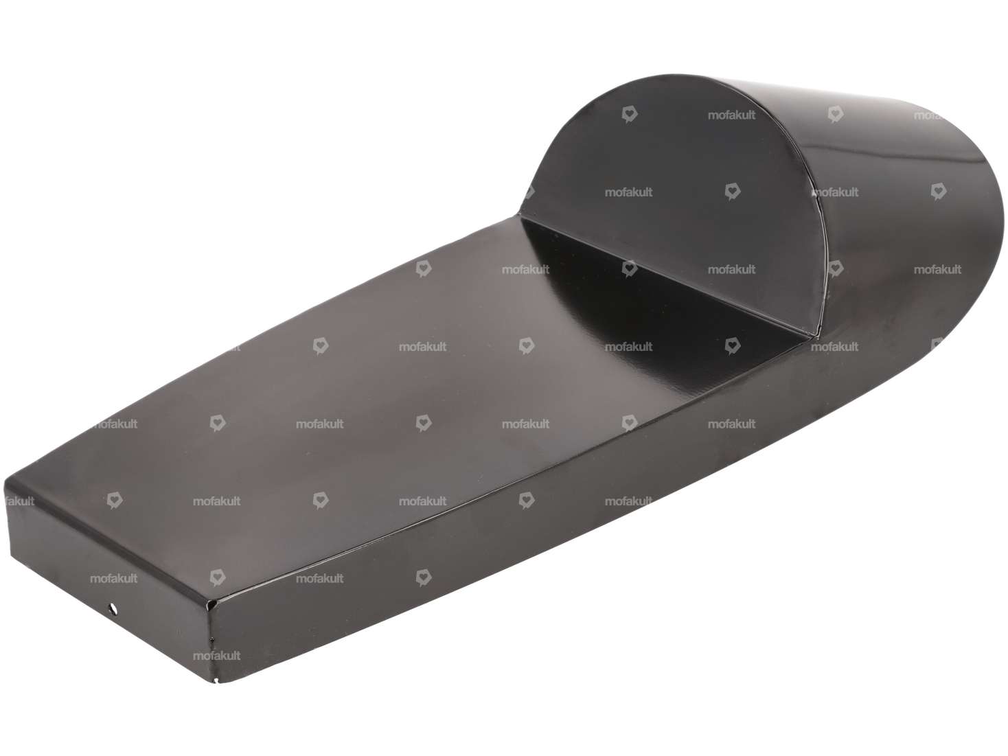 MLM saddle shell Cafe Racer round black Carousel Image 1