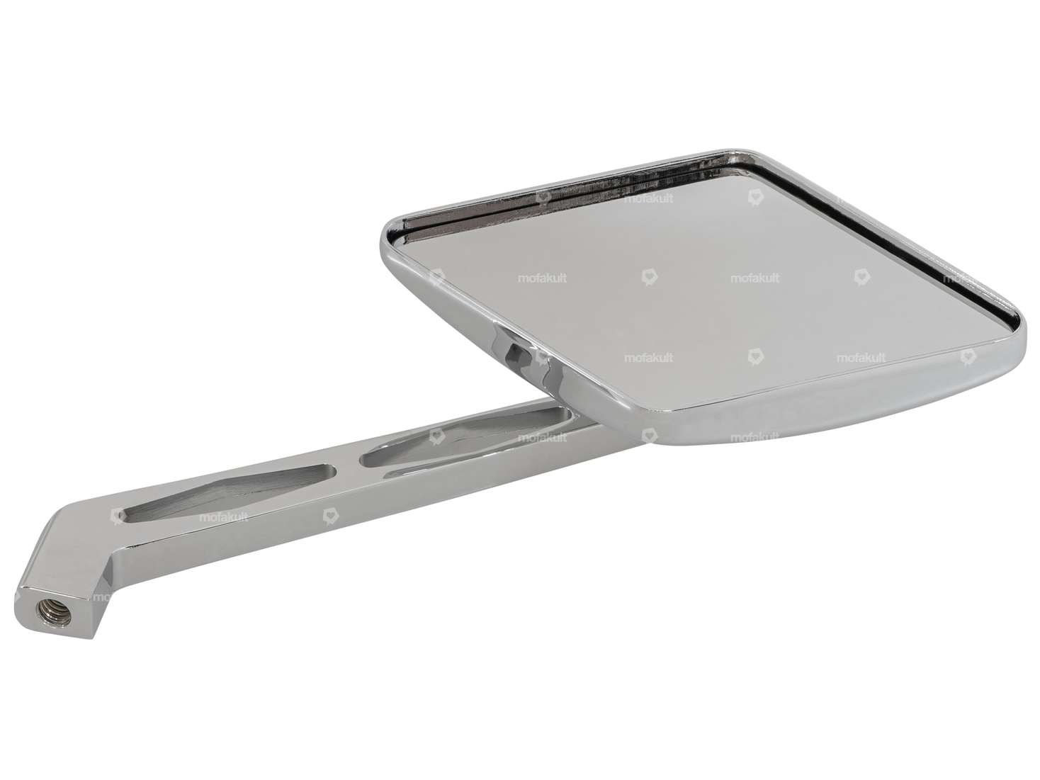 Mirror "rhombus" right chrome Carousel Image 2