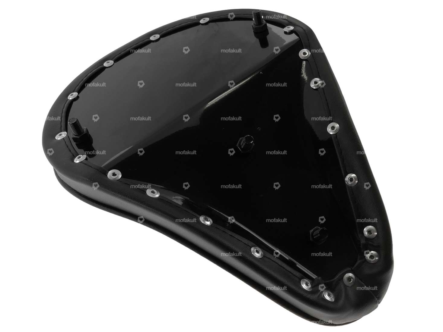 Saddle "Tuck & Roll" Chess black Carousel Image 6