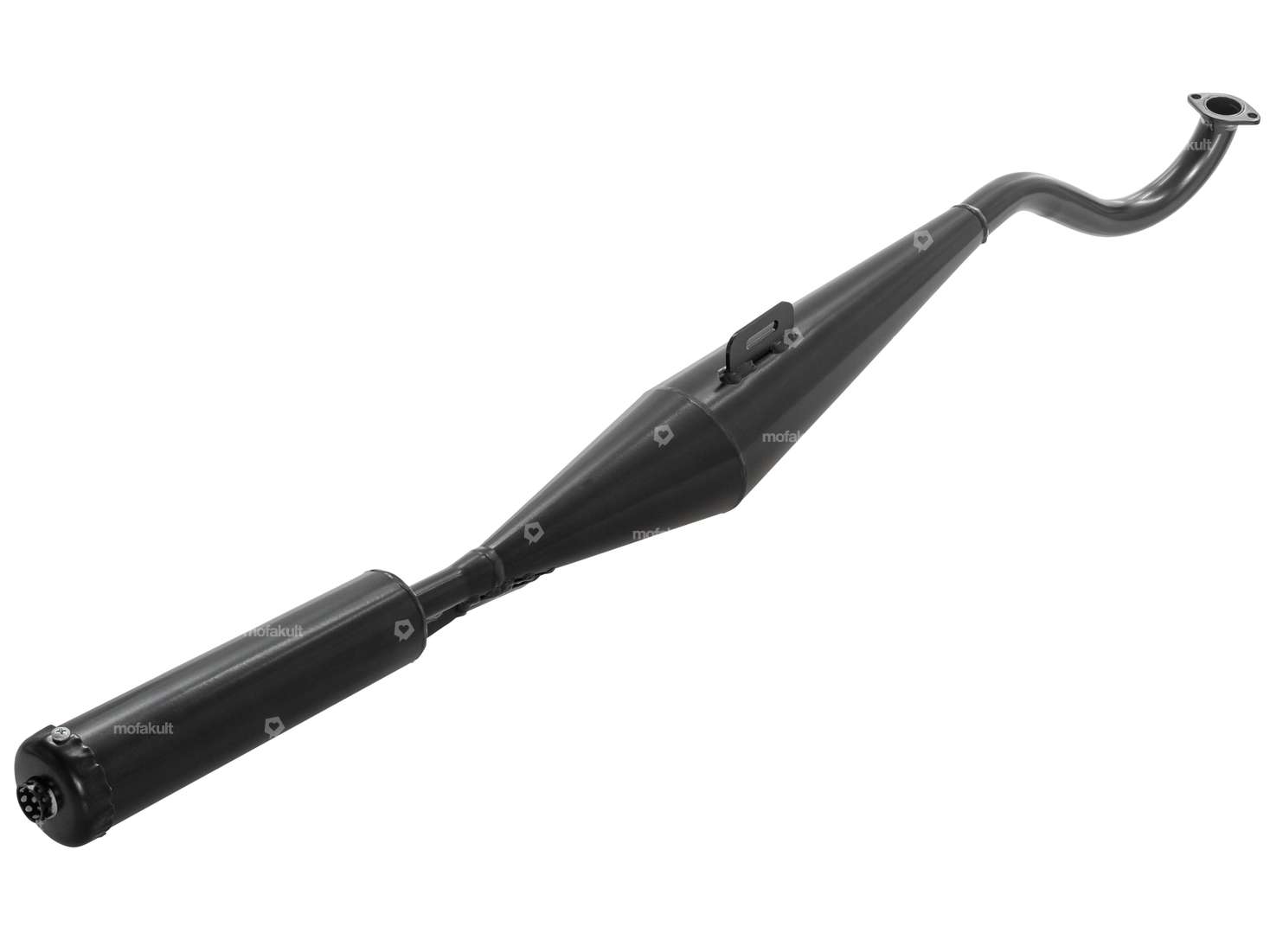 HOMOET exhaust P4 Special (longer center section) black | Puch Carousel Image 2