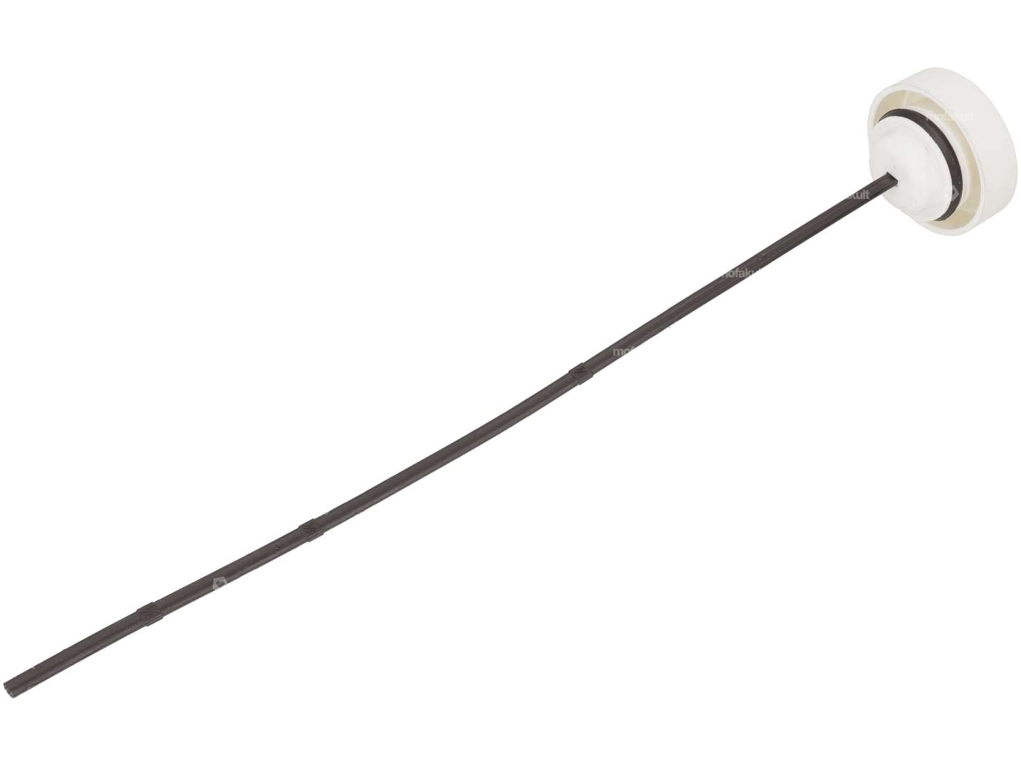 Tank cap with dipstick white / black NOS | Piaggio SI Carousel Image 1