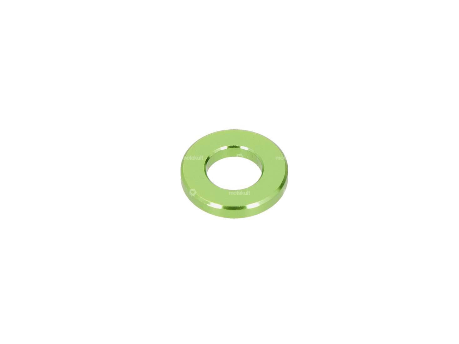 Washer M6 6.2/12/2 anodized aluminium green Carousel Image 1