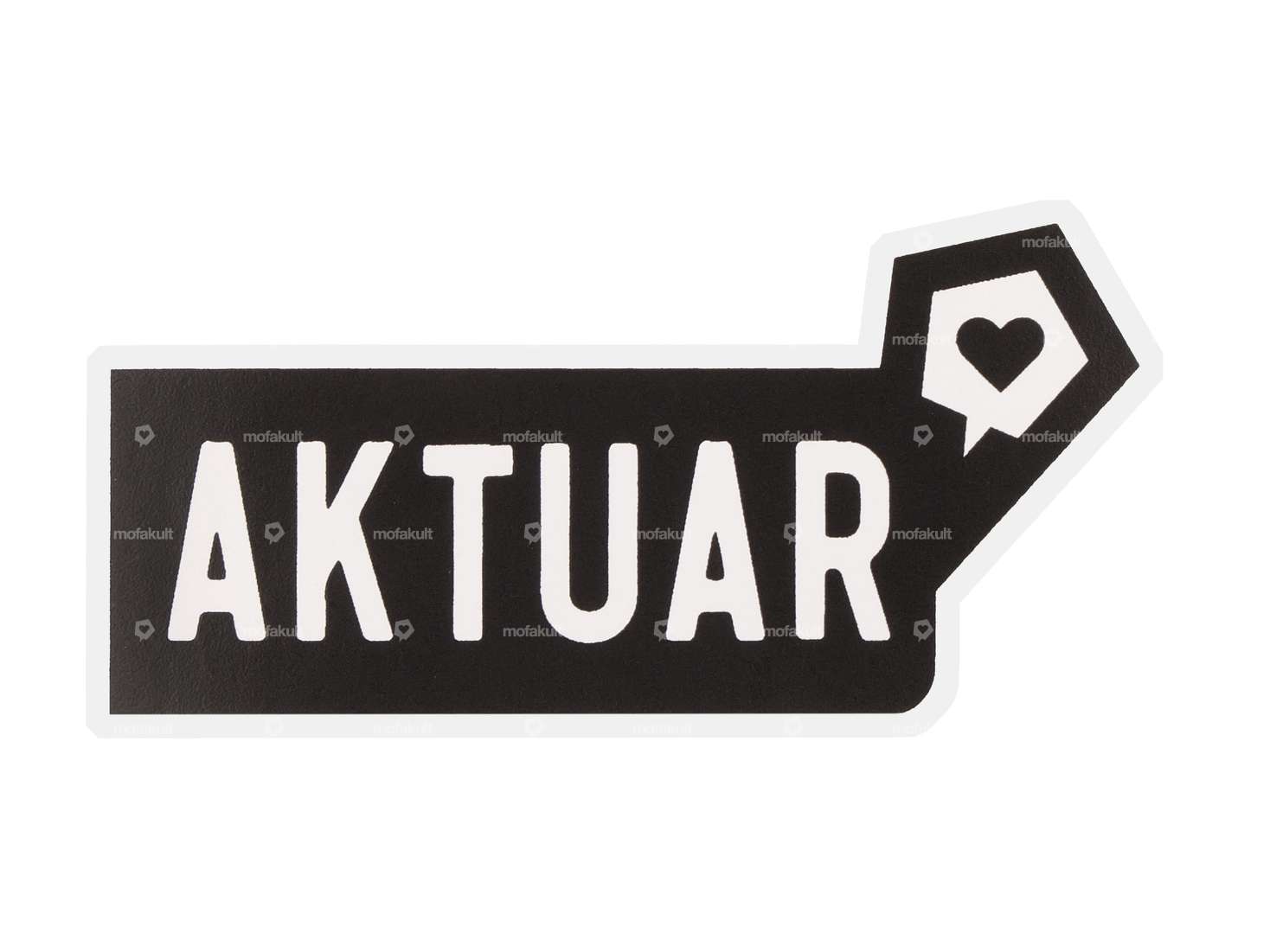 mk-Merch sticker "AKTUAR" 25 x 100 mm Carousel Image 1