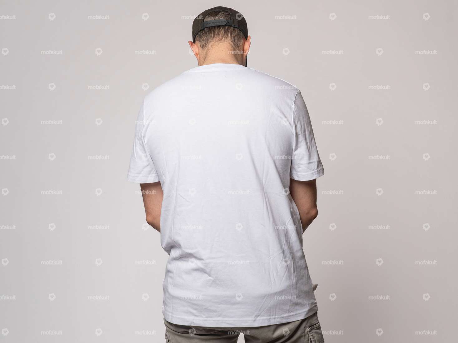 mk-Merch T-Shirt "Heart" UNISEX white Carousel Image 3