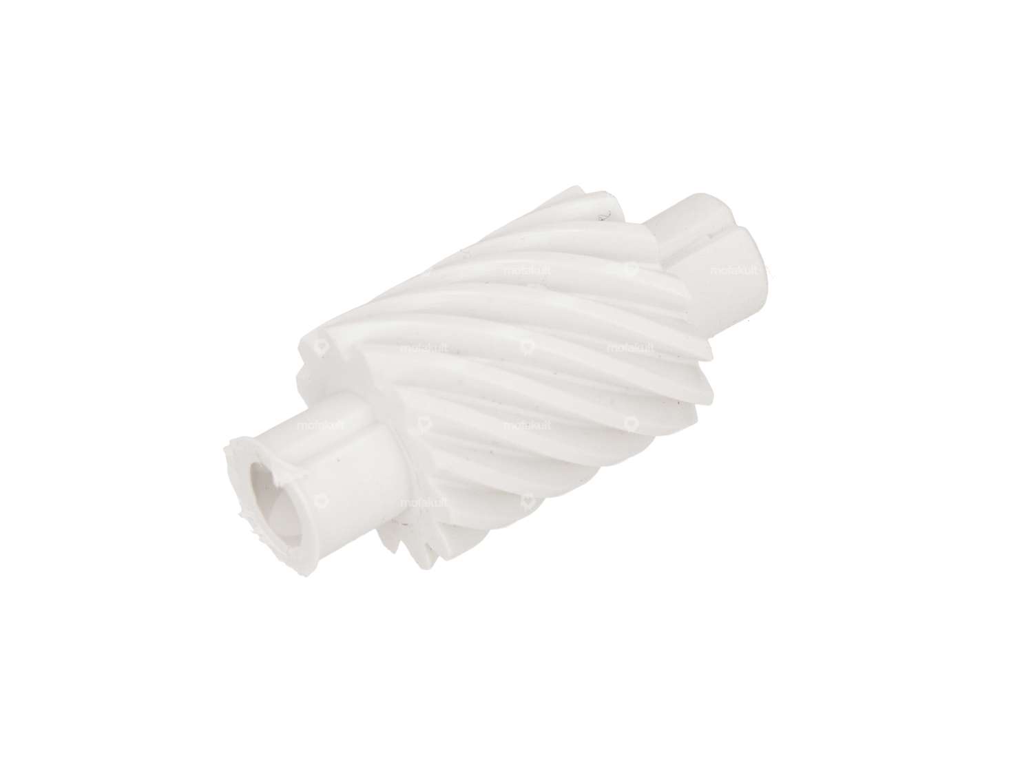 Speedometer worm 12 teeth white | Vespa P80X, P125X, PX125, P150X, P200E Carousel Image 1