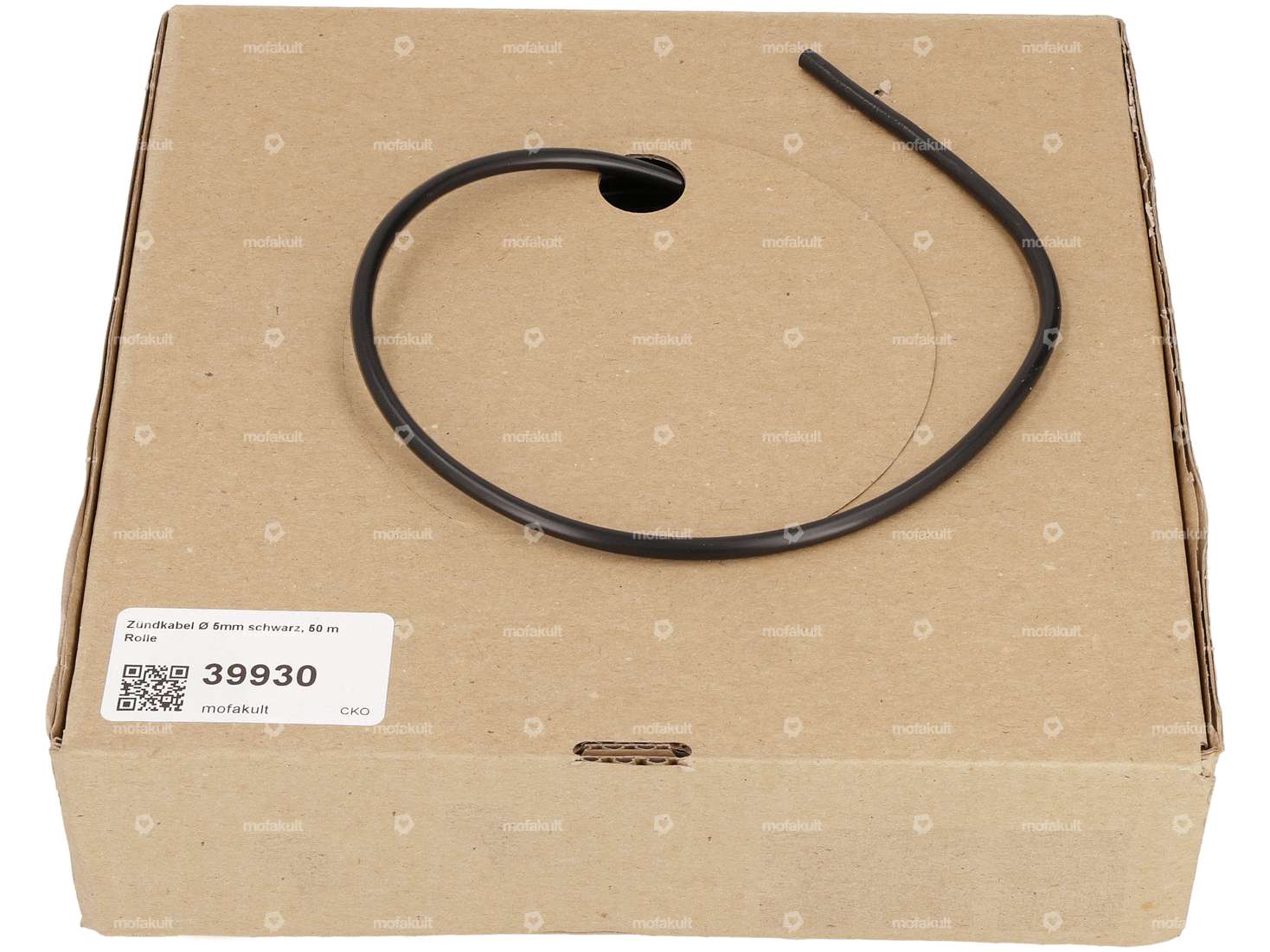 Ignition cable Ø 5mm black, 50 m roll Carousel Image 3