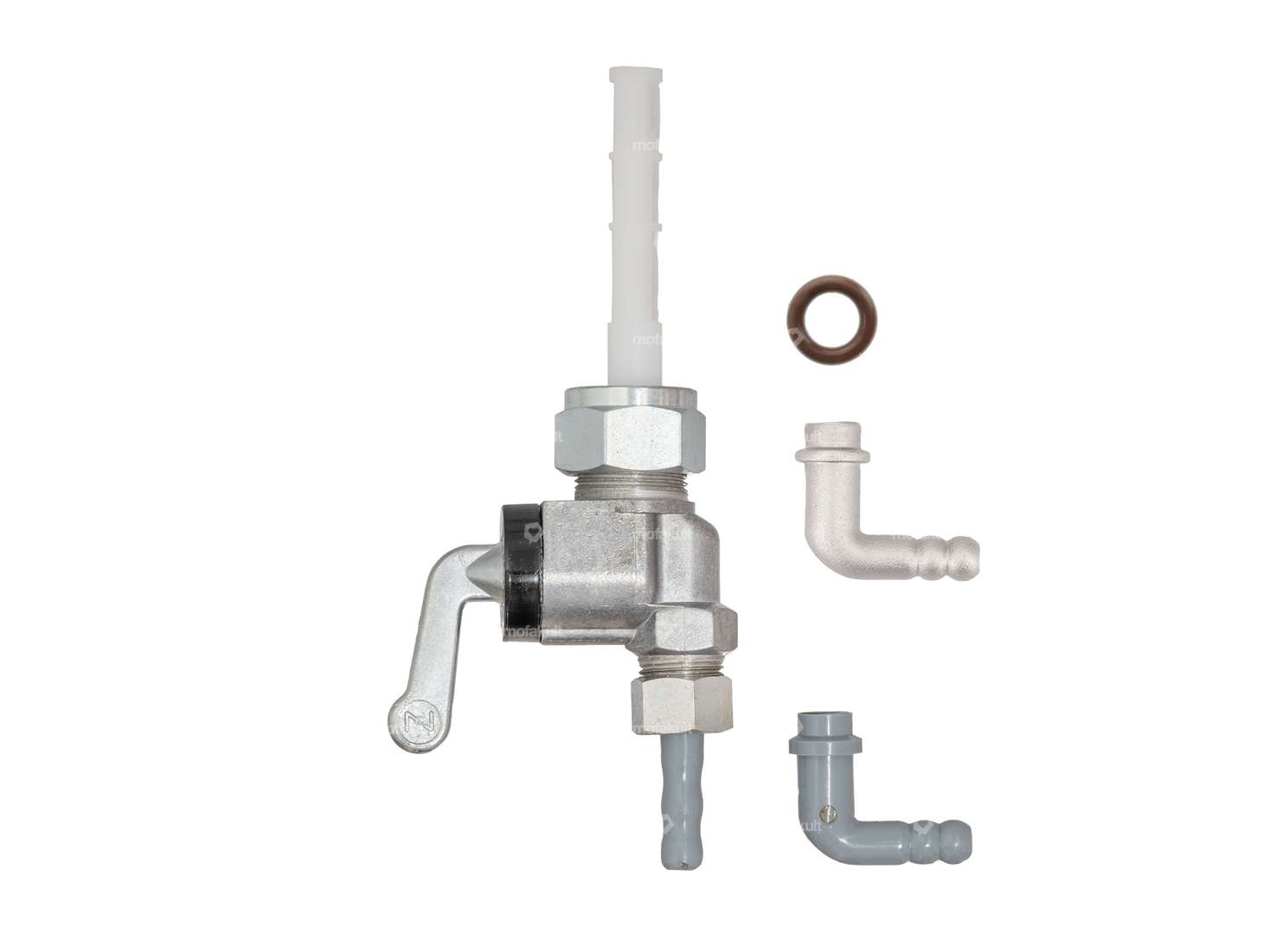 Karcoma fuel tap M16x1 vertical (with union nut) aluminum connection | Puch X30 Velux Carousel Image 1