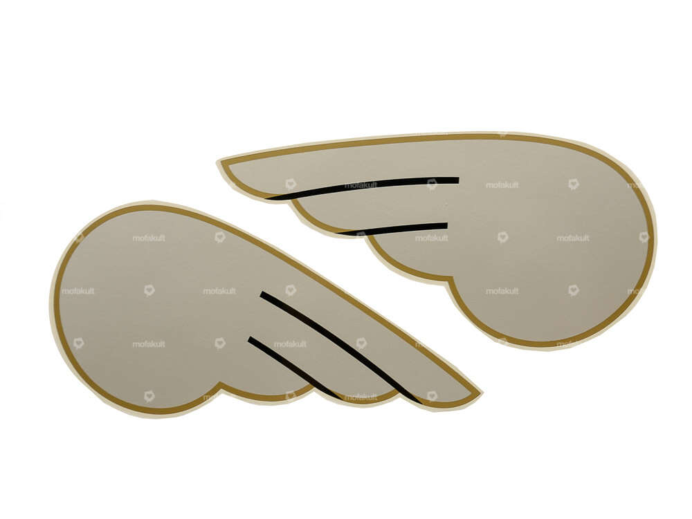 DKW wing silver pair Carousel Image 1