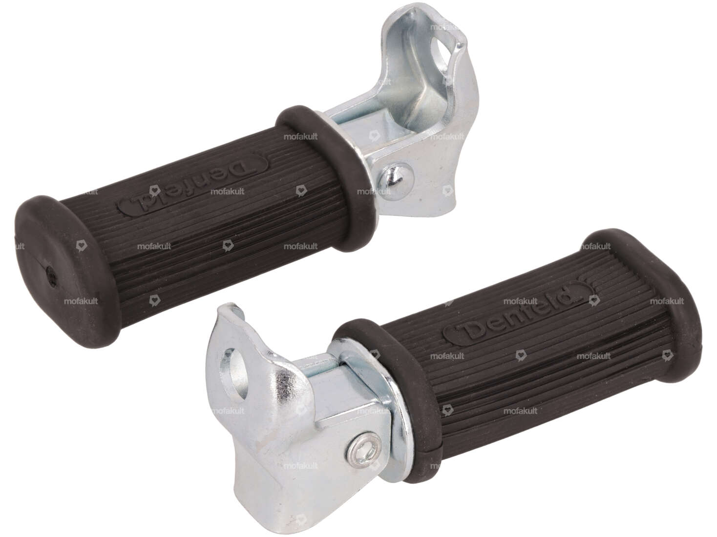 Denfeld footrests square mounting top NOS Carousel Image 1