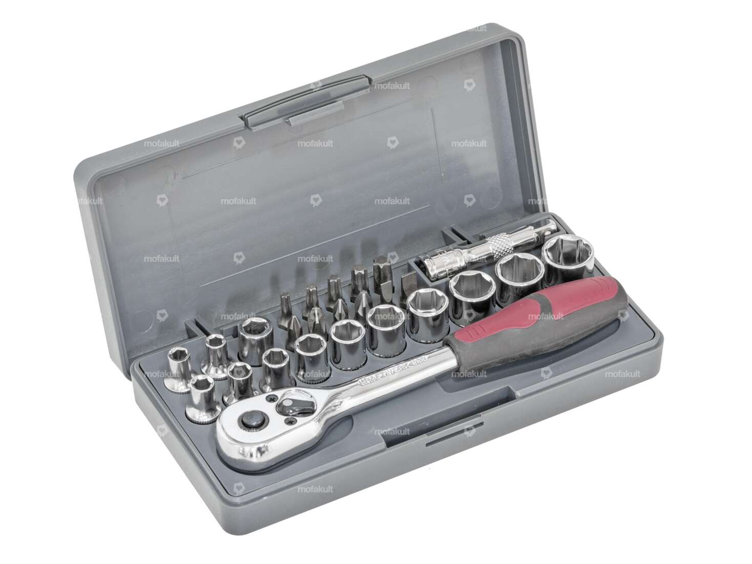 Kraftwerk 1/4" socket set 26 pcs. Carousel Image 1