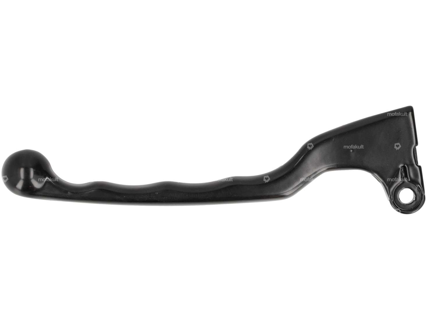Domino brake lever left aluminum black Carousel Image 1