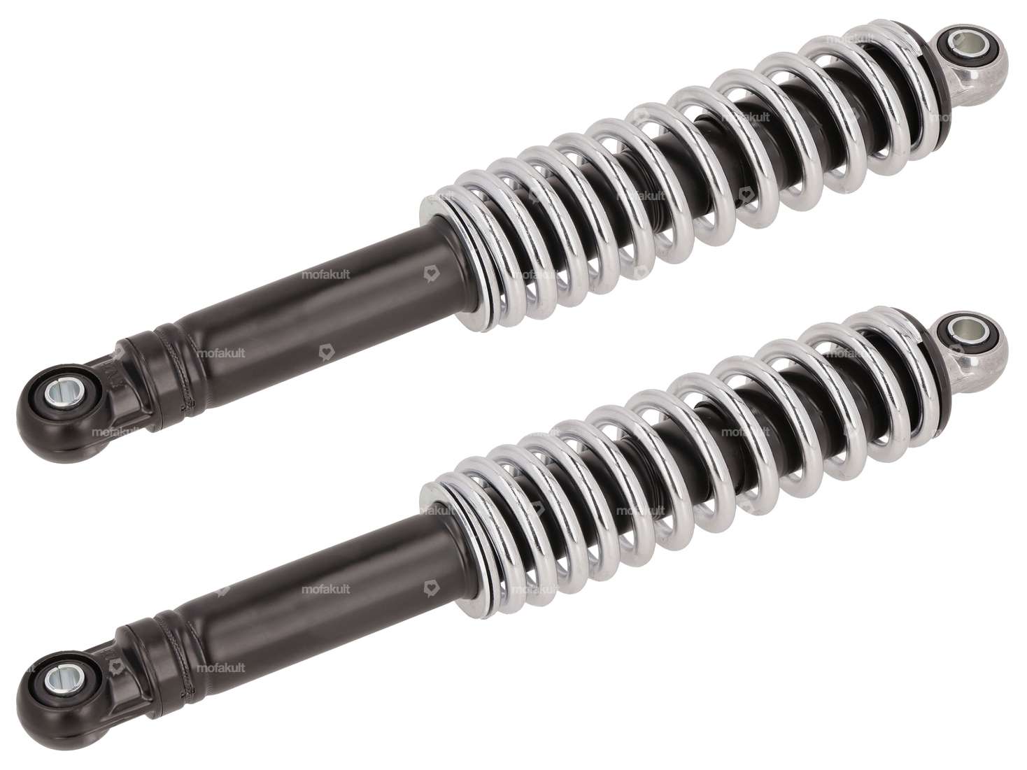 Shock absorber 31 cm chrome / black (pair) original | Pony GTX 521 (P1302) Carousel Image 1