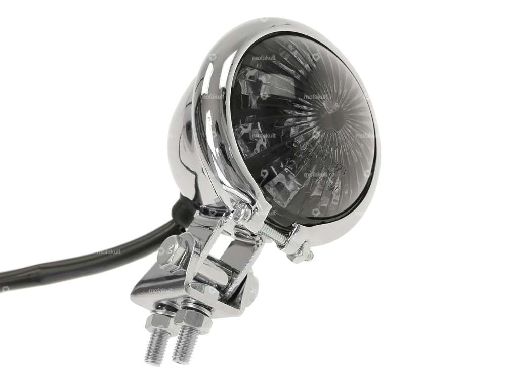 66HEROES rear light "Minnesota" tinted lens chrome Carousel Image 4