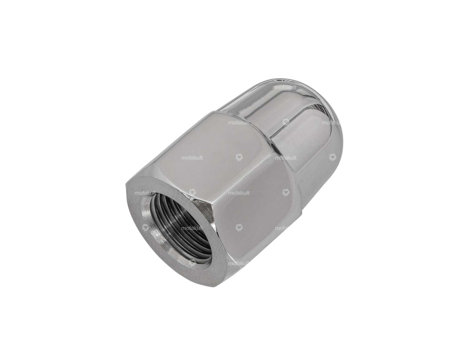 66HEROES cap nut M11x1 stainless steel polished Carousel Image 2