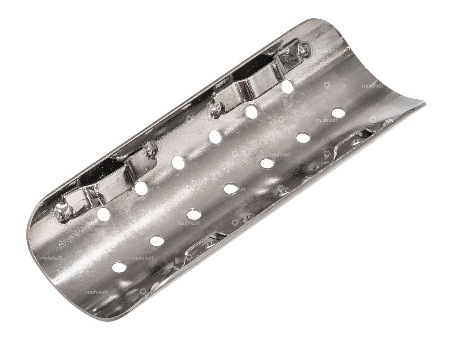 Exhaust heat plate holes brushed steel (150 mm) Carousel Image 3