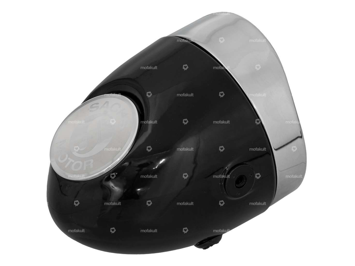 66HEROES speedometer bezel Ø 48 mm "Puch" chrome Carousel Image 3