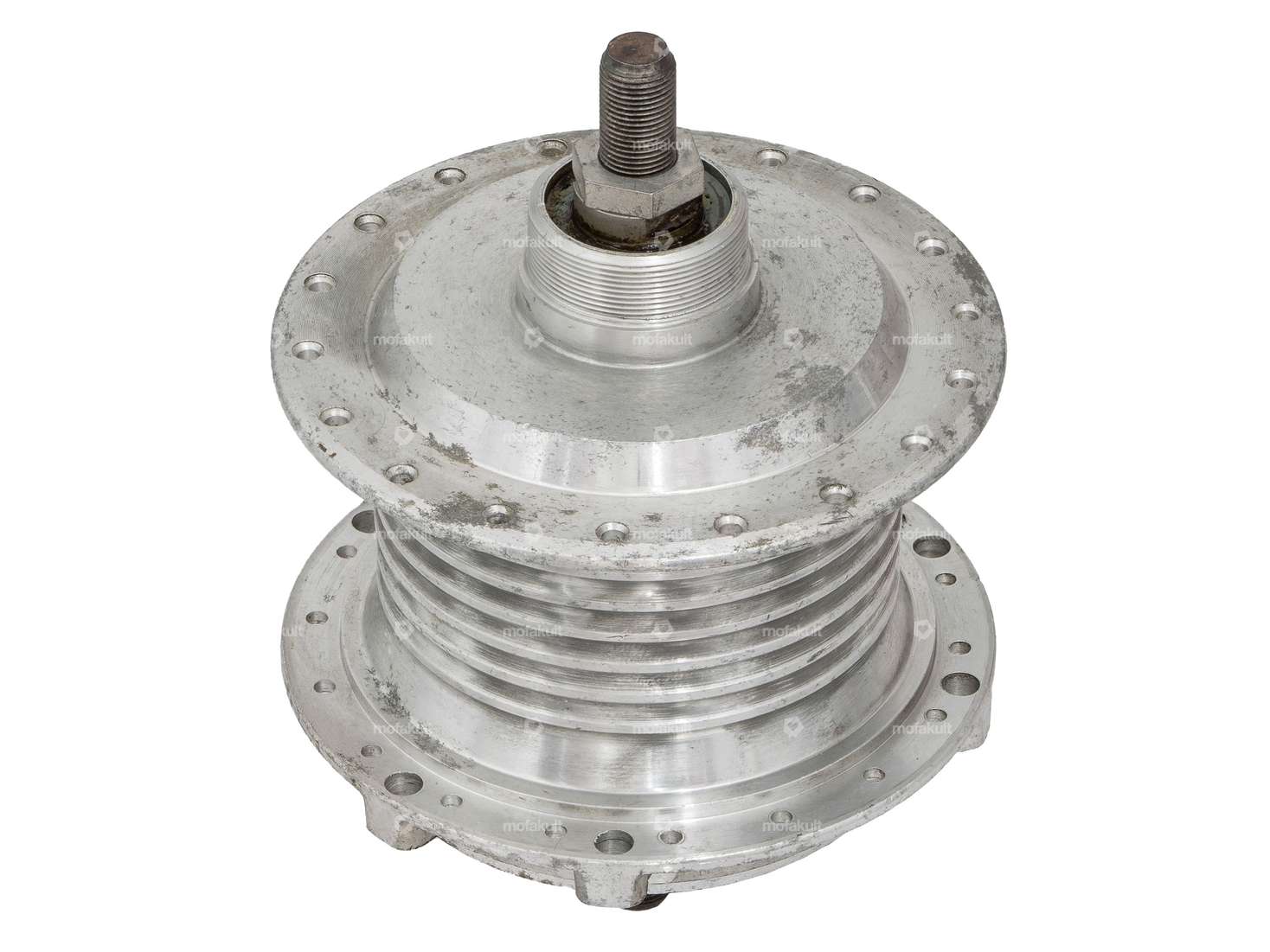 Rear wheel hub incl. axle M12 spoke wheel NOS | Puch Carousel Image 2