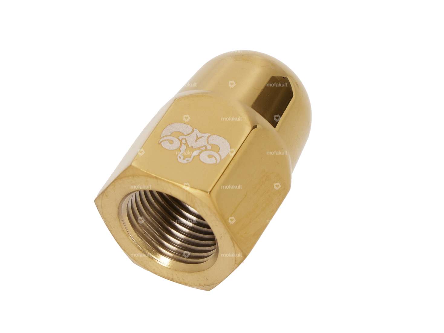 66Heroes cap nut M11x1 gold Inox Carousel Image 2