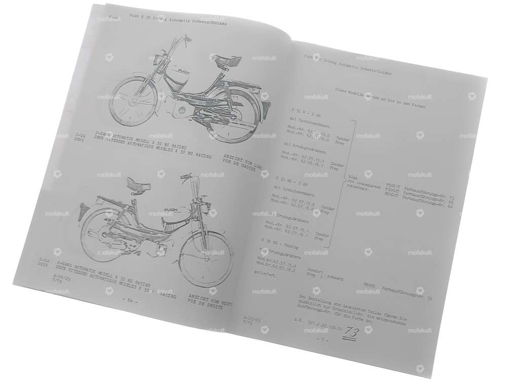 Spare parts catalog | Puch X30 N-2AH, NG-2AH, NG-Racing (CH) Carousel Image 3