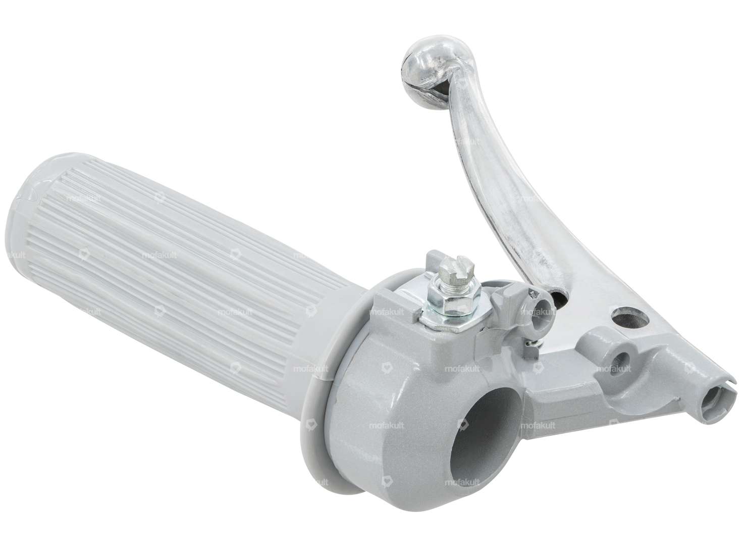 Throttle twist grip light gray Carousel Image 2