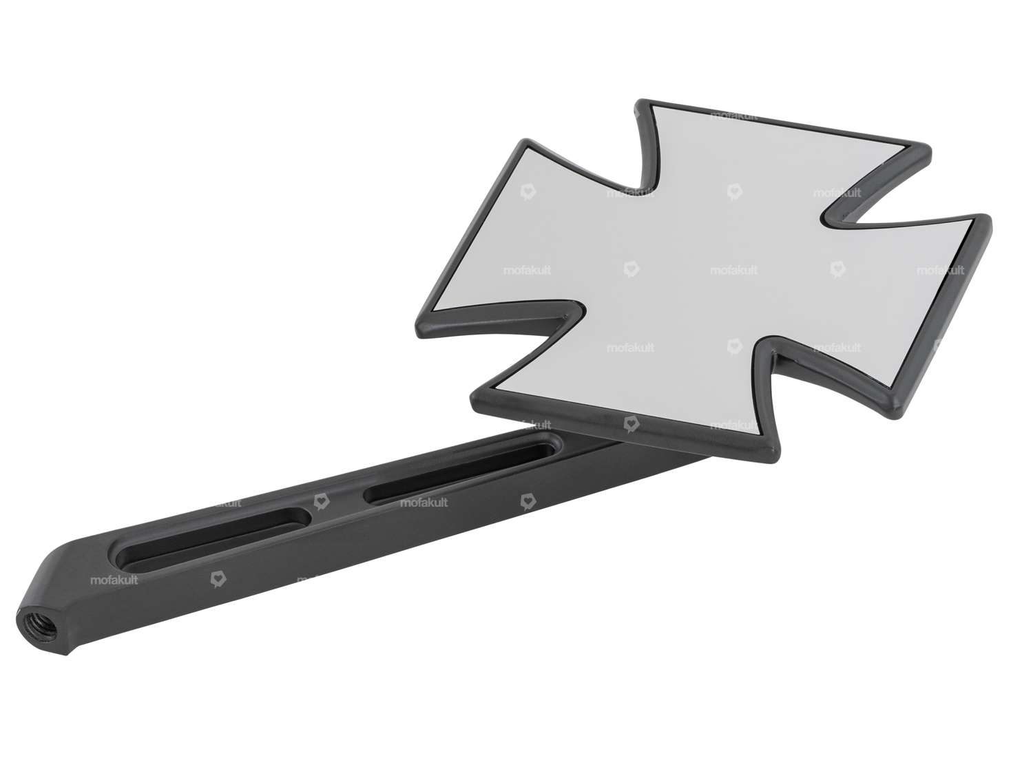 Mirror "Iron Cross" right black (1A quality) Carousel Image 2