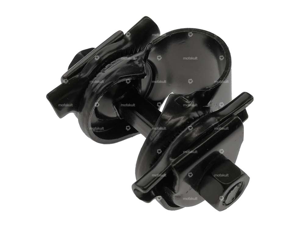 Saddle clamp (for round guide rails) black Carousel Image 1
