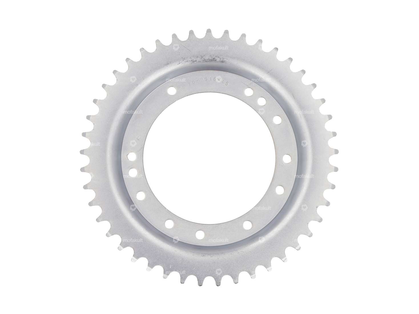 ESJOT spider 45 teeth (4/5/6 hole) Ø 98 mm cranked galvanized Carousel Image 1