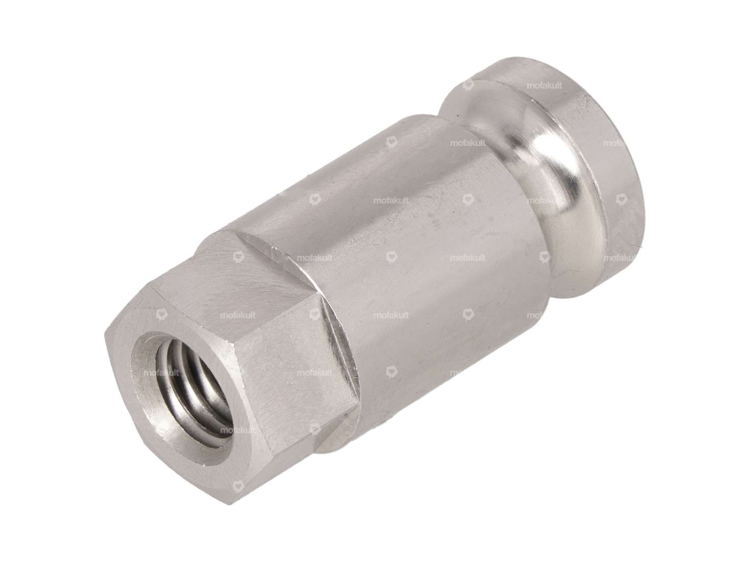 66HEROES mounting pin M8 license plate holder side stainless steel Carousel Image 1