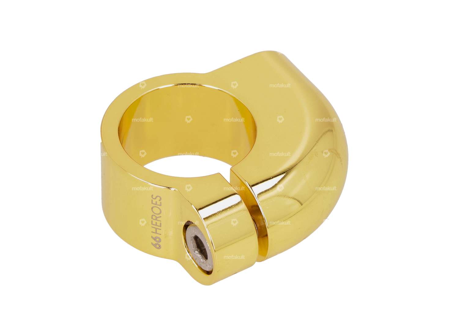 66HEROES mirror mount M10 gold Carousel Image 2